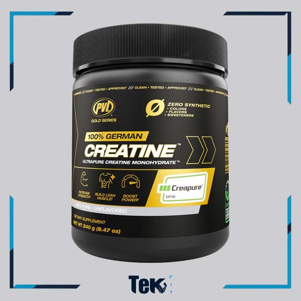 کراتین گلد کراپیور پی وی ال 240 گرم - PVL Creapure Creatine 100% Pure German